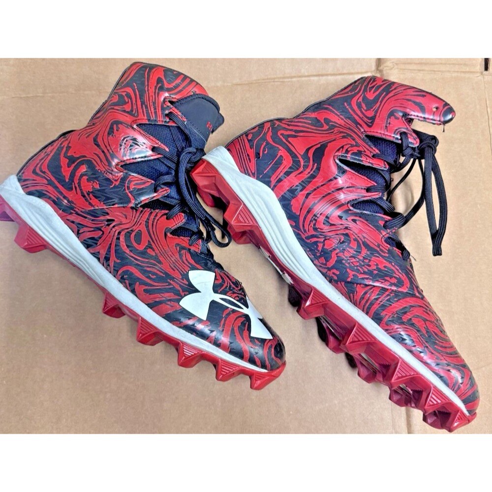 Under Armour Highlight Lux Football Cleats Men’s 9.5 Red Black